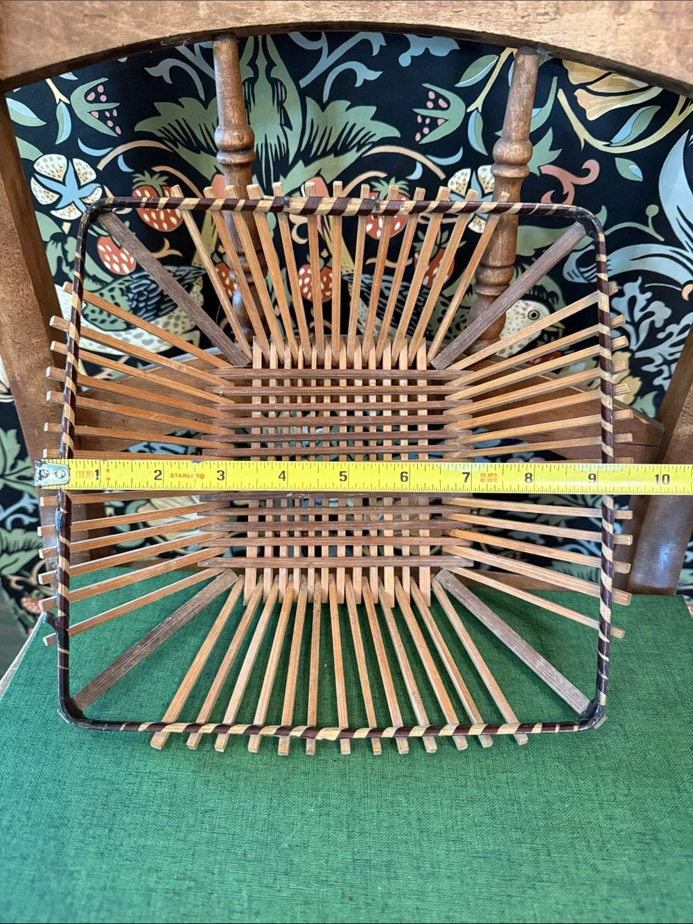 Vintage Armbee Mid Century Modern Bamboo Basket